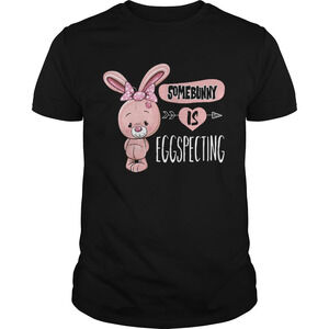 Somebunny Is Eggspecting Easter Announcement Shirt